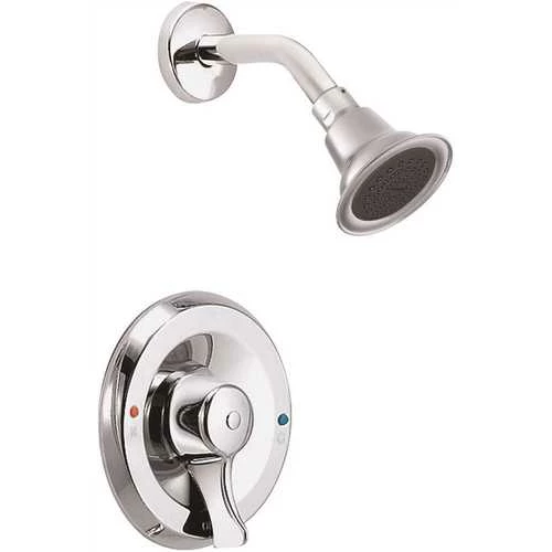 Moen 8375 Posi-Temp Single-Handle 1-Spray Shower Faucet With Valve In Chrome