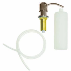 Danco 9D00010040 Soap Dispenser With Curved Nozzle, Metal, Brushed Nickel