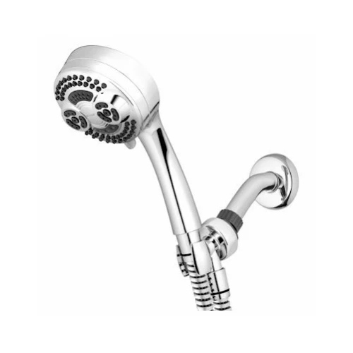 Waterpik NTT-653E PowerPulse Twin Turbo Handheld Shower Head, 6 Settings, Chrome