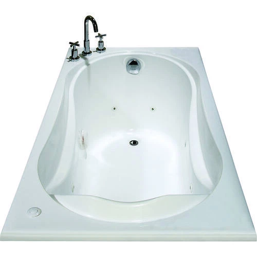 MAAX 102722-091-001 Cocoon 6032 Series Bathtub, 40 To 52 Gal Capacity, 59-7/8 In L, 31-7/8 In W, 20-1/2 In H, Acrylic