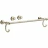 Delta SDBR012-BN-R Portman Handle With Knobs For Sliding Shower Or Bathtub Door In Nickel