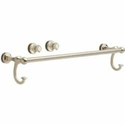 Delta SDBR012-BN-R Portman Handle With Knobs For Sliding Shower Or Bathtub Door In Nickel
