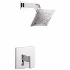 Kohler K-TS14670-4-CP Loure 1-Spray 6.3 In. Single Wall Mount Fixed Shower Head In Polished Chrome