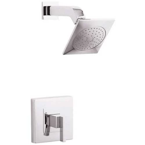 Kohler K-TS14670-4-CP Loure 1-Spray 6.3 In. Single Wall Mount Fixed Shower Head In Polished Chrome