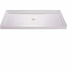 DreamLine DLT-1132540 SlimLine 54 In. W X 32 In. D Single Threshold Shower Base In White