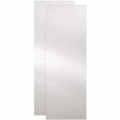 Delta SDGS148-CLN-R 23-17/32 In. X 67-3/4 In. X 3/8 In. Frameless Sliding Shower Door Glass Panels In Niebla ( For 44-48 In. Doors)