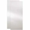 Delta SDGS160-CLN-R 29-1/32 In. X 67-3/4 In. X 3/8 In. Frameless Sliding Shower Door Glass Panels In Niebla ( For 50-60 In. Doors)