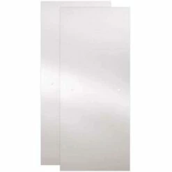 Delta SDGS160-CLN-R 29-1/32 In. X 67-3/4 In. X 3/8 In. Frameless Sliding Shower Door Glass Panels In Niebla ( For 50-60 In. Doors)
