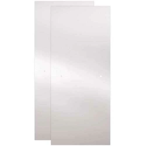 Delta SDGS160-CLN-R 29-1/32 In. X 67-3/4 In. X 3/8 In. Frameless Sliding Shower Door Glass Panels In Niebla ( For 50-60 In. Doors)