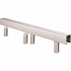 Delta SDMT160-C-R 60 In. Frameless Mod Soft-Close Sliding Bathtub Door Track Assembly Kit In Chrome For 3/8 In. Glass