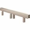 Delta SDLMS60-NIK-R Delta 48 In. To 60 In. Frameless Mod Soft-Close Sliding Shower Door Track Assembly Kit In Nickel For 1/4 In. Glass