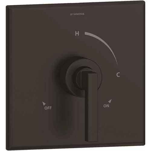 Symmons 3600-MB-TRM Duro 1-Handle Wall-Mounted Shower Valve Trim Kit In Matte Black (Valve Not Included)