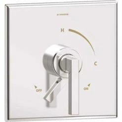 Symmons S-3600-TRM Duro 1-Handle Wall-Mounted Valve Trim Kit With Volume Control In Polished Chrome (Valve Not Included)