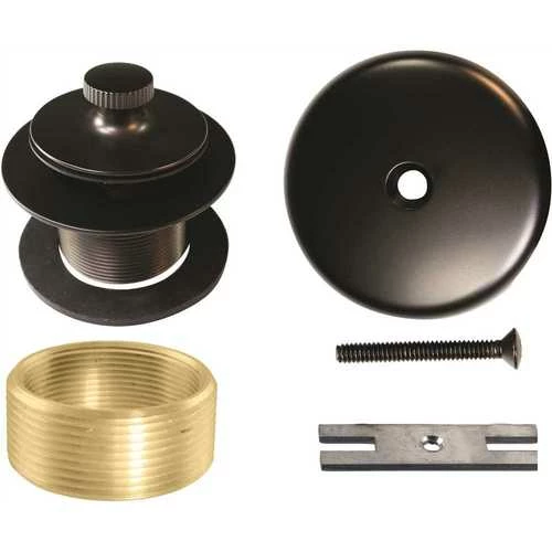 Westbrass D941K-12 3-1/8 In. NPSM Twist And Close Universal Tub Trim With 1-Hole Faceplate In Oil Rubbed Bronze
