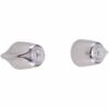 Gerber Plumbing G004777183 Classics 2-Handle Straight Pattern Trim And Compression Valve Trim Kit With Metal Handles In Chrome