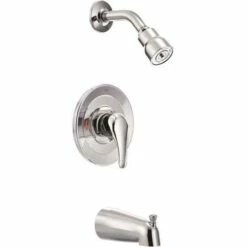 Cleveland Faucet Group 40311V Cornerstone Single-Handle 1-Spray Tub And Shower Faucet In Chrome (Valve Included)