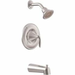 Moen T62133 Eva Single-Handle 1-Spray Tub And Shower Faucet With Posi Temp And M-PACT In Chrome (Valve Not Included)