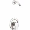 Moen 48002NHCGR CLEVELAND FAUCET GROUP Slate 1-Handle 1.75 GPM Shower Faucet Trim Kit In Chrome (Valve And Showerhead Not Included)
