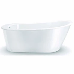 MAAX 105797-000-002 Sax Bathtub, 38 To 44 Gal Capacity, 60 In L, 32 In W, 25 In H, Free-Standing Installation, White