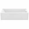 MAAX 106882-L-000-002 Jaxi 6030 Series Bathtub, 49 Gal Capacity, 60 In L, 31-1/2 In W, 17-1/2 In H, Alcove Installation