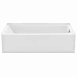 MAAX 106882-L-000-002 Jaxi 6030 Series Bathtub, 49 Gal Capacity, 60 In L, 31-1/2 In W, 17-1/2 In H, Alcove Installation