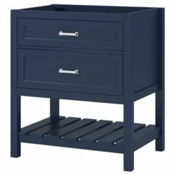 Foremost LSBV3022D Lawson Series Vanity Cabinet, 30 In W Cabinet, 21-1/2 In D Cabinet, 34 In H Cabinet, Wood, 2-Drawer