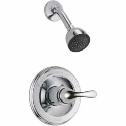 Delta T13220 Classic 1-Handle Shower Faucet Trim Kit In Chrome (Valve Not Included)