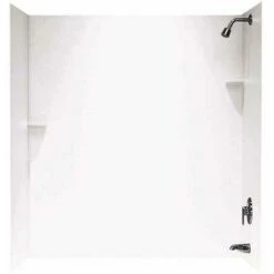 Swan SS603072.010 30 In. X 60 In. X 72 In. Tub Wall Surround Kit In White