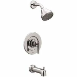 Moen T2903EP Gibson 1-Handle Posi-Temp Tub And Shower Faucet Trim Kit In Chrome (Valve Not Included)