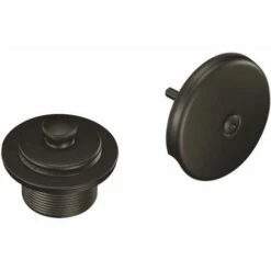 Moen T90331WR Tub/Shower Drain Covers, Wrought Iron