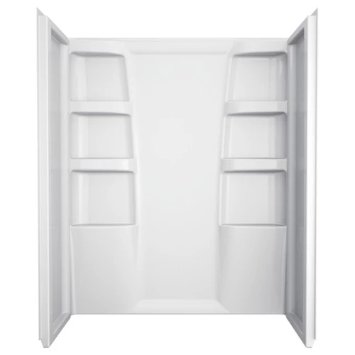 Delta B67513-6030-WH Shower Surround Hycroft 73.5" H X 30" W X 60" L White White