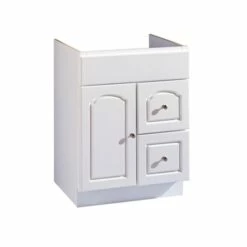 Hardware House 419861 Base Cabinet Aspen Gloss Snow White 30" W X 21" D X 31.5" H Gloss