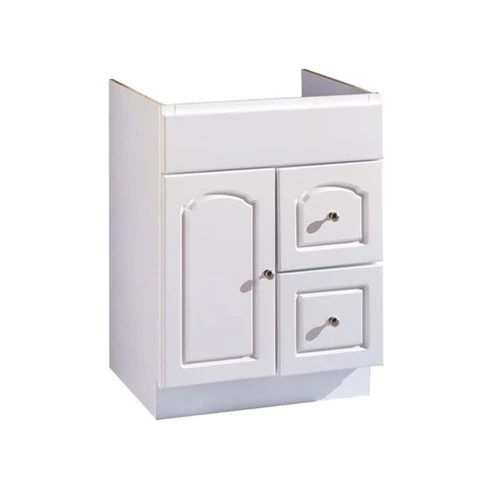 Hardware House 419861 Base Cabinet Aspen Gloss Snow White 30" W X 21" D X 31.5" H Gloss