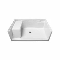 STERLING 72291100-0 Seated Shower Receptor Accord 76" H X 37" W X 60" L White High -Gloss