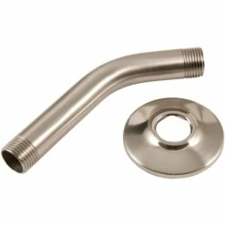 PlumbCraft 7657730B Shower Arm And Flange Brushed Nickel 6" Brushed Nickel