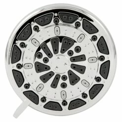 PlumbCraft 8364021 Showerhead Chrome ABS 6 Settings 1.8 Gpm Chrome