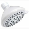 Exquisite 520 3350WT-WS Showerhead White Plastic 3 Settings 1.8 Gpm White