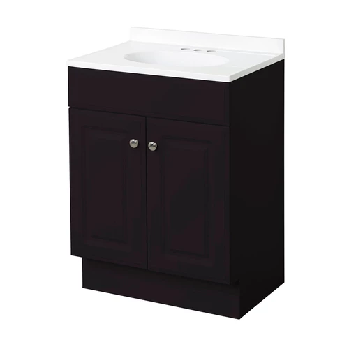 Zenith Products RBC24CH Bathroom Vanity Single Espresso 24" W X 18" D X 35" H Espresso