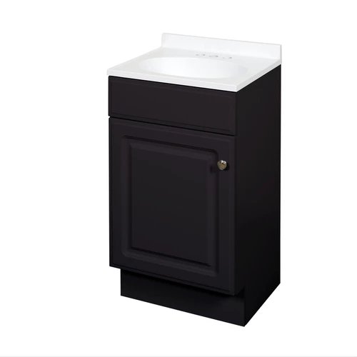 Zenith Products RBC18CH Vanity Combo Single Espresso 18" W X 16" D X 35" H Espresso