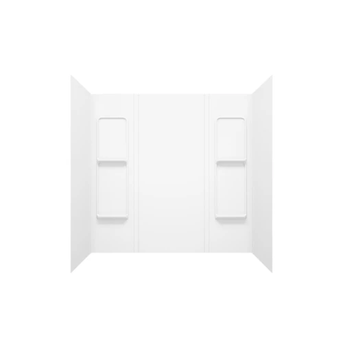 MAAX 101343000001000 Elan Series 101343-000-001 Bathtub Wall Kit, 31-3/4 In L, 60-1/2 In W, 59 In H, Acrylic, Glue Up Installation