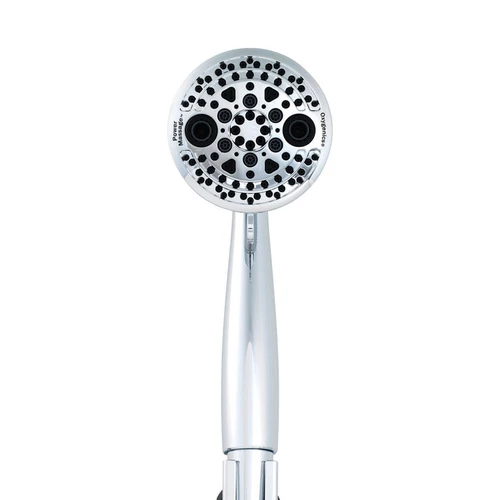 Oxygenics 88146 Handheld Showerhead PowerMassage Chrome Metal 5 Settings 1.75 Gpm Chrome
