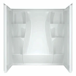 Delta 4594313 Shower Wall Set 74" H X 60" W X 32" L White High Gloss