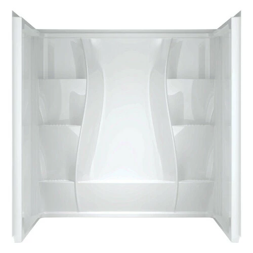 Delta 4594313 Shower Wall Set 74" H X 60" W X 32" L White High Gloss