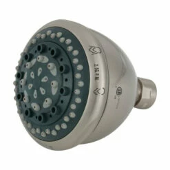 Whedon FP78C Showerhead Rainbo Massage Brushed Nickel 7 Settings 2.5 Gpm Brushed Nickel