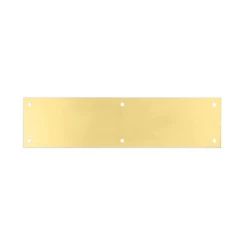 CRL 47PB Polished Brass 3-1/2" X 15" Push Plate