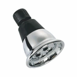 Delta 75155 Shower Head, 1.5 Gpm, 1/2 In Connection, IPS, Plastic, Chrome, 2-3/4 In Dia