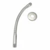 Plumb Pak K780CP Shower Arm And Flange, 11-1/2 In L, Stainless Steel, Polished Chrome