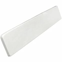 Foremost WW19R Right Handed Side Splash, 19 In OAL, 3-1/2 In OAW, 3/4 In OAH, Marble, White