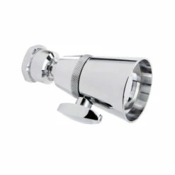 Plumb Pak K705CP Shower Head With Adjustable Spray, Round, 1.8 Gpm, Polished Chrome, 1.6 In Dia