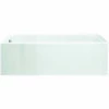 STERLING 71141110-0 Accord Series Bathtub, 60 In L, 30 In W, Alcove Installation, Solid Vikrell, White, High-Gloss